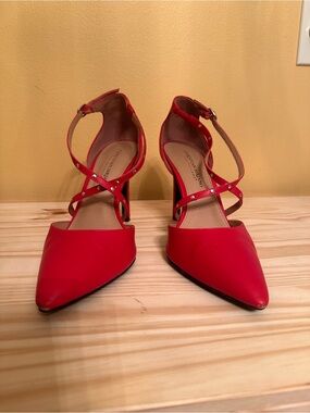Red Christian Siriano Studded Heels